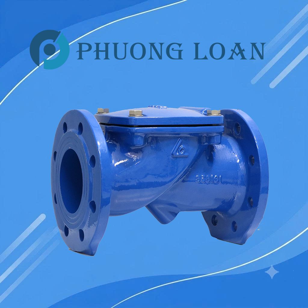 Van một chiều lá lật mặt bích